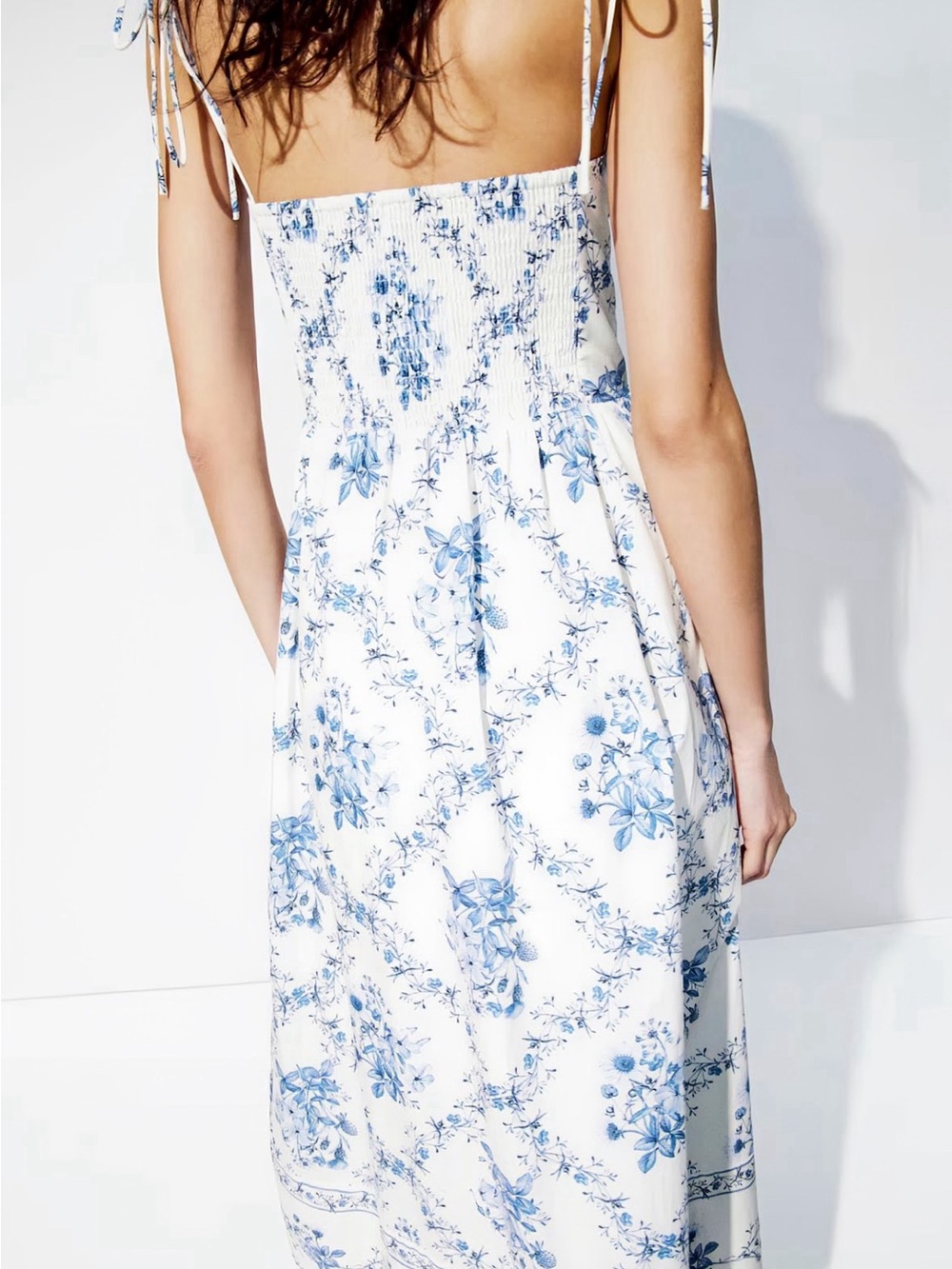 FLARED-SKIRT STRAPPY DRESS - Picture 3 of 9